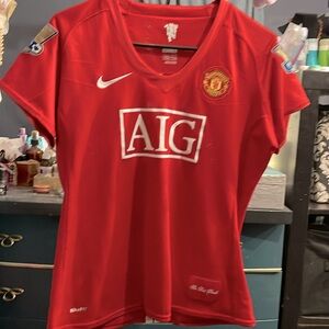Authentic Manchester United “Vidic” jersey.